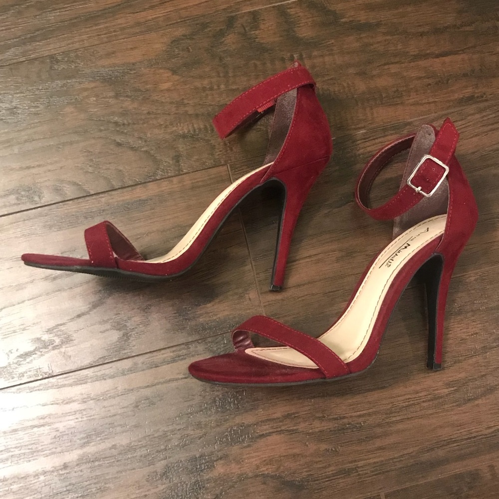 Open toe heels